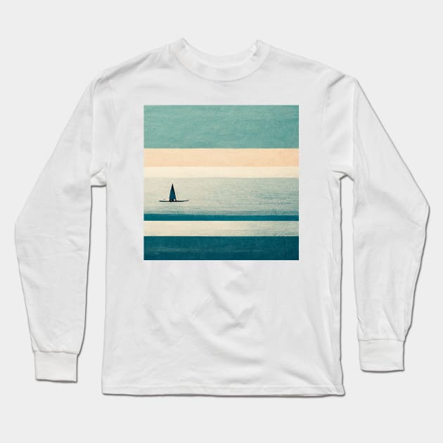 Sailing on a Sunny Day Long Sleeve T-Shirt by fistikci